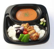 チキンの香草パン粉焼きカレー