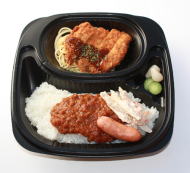 ドライカレーヒレカツマタードソース