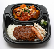 ドライカレーなすのトマト煮